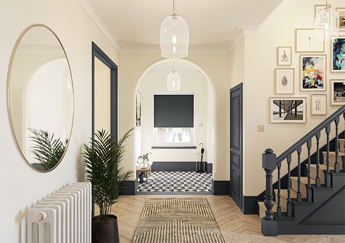 Verona (Blackout), Black - Motorised Roller Blind - Image 8